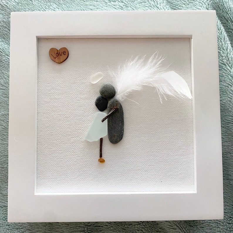 🎁LAST DAY 49% OFF----2025💘Memorial Gift Sorry for your loss Gift Sea Glass Art Sympathy Gift