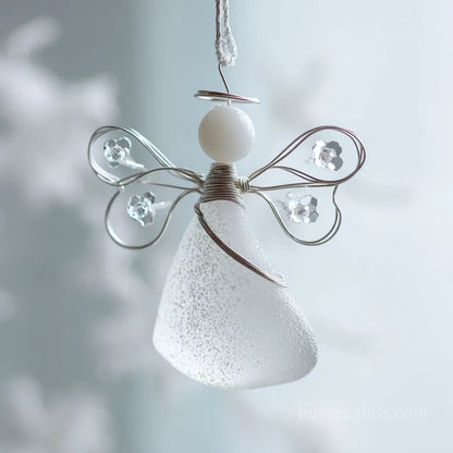 🌊Handmade Sea Glass Angel Ornament(Buy 6 Free Shipping Now)