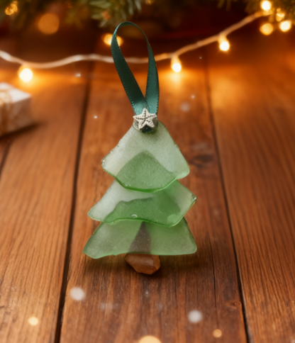 ✨ Limited Batch: 【Coastal Christmas Charm🎄】Hand-Gathered Sea Glass Ornaments