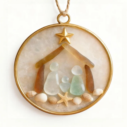 【NEW!】Coastal Nativity Ornament
