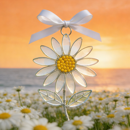 💐Hot Sale 50% Off--Eternal Blooms | Handcrafted Sea Glass Flower Sun Catchers