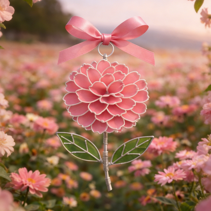 💐Hot Sale 50% Off--Eternal Blooms | Handcrafted Sea Glass Flower Sun Catchers