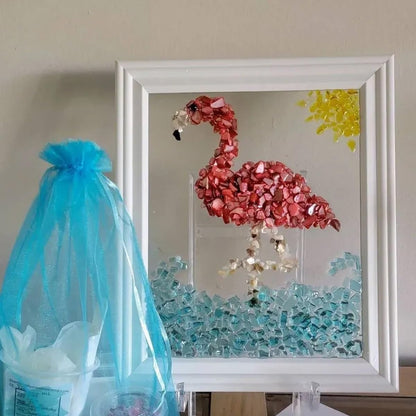 Sea Glass Art Kit for Adults - DIY Resin Beach Photo Frame, Home Decoration Kit (Sea Turtles)