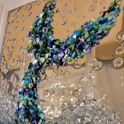 Sea Glass Art Kit for Adults - DIY Resin Beach Photo Frame, Home Decoration Kit (Sea Turtles)