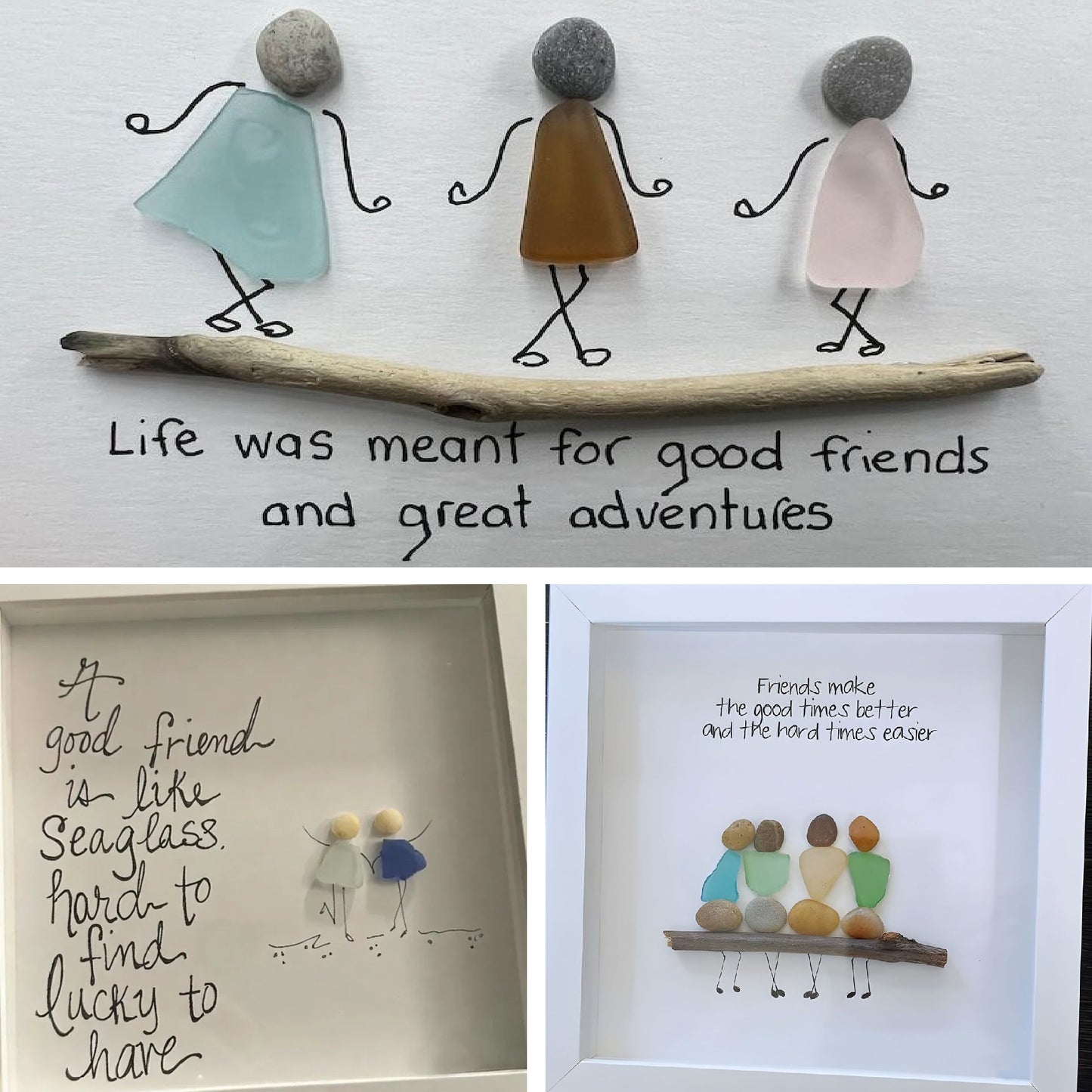 Friendship sea glass
