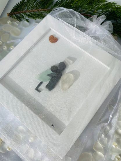 🎁LAST DAY 49% OFF----2025💘Memorial Gift Sorry for your loss Gift Sea Glass Art Sympathy Gift