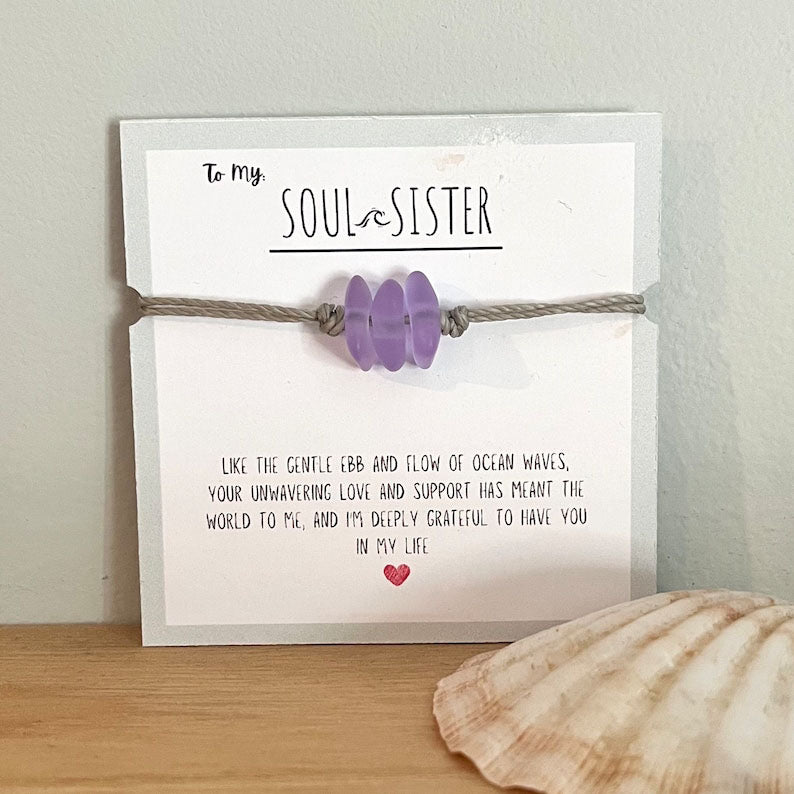 Soul Sister Sea Glass Bracelet