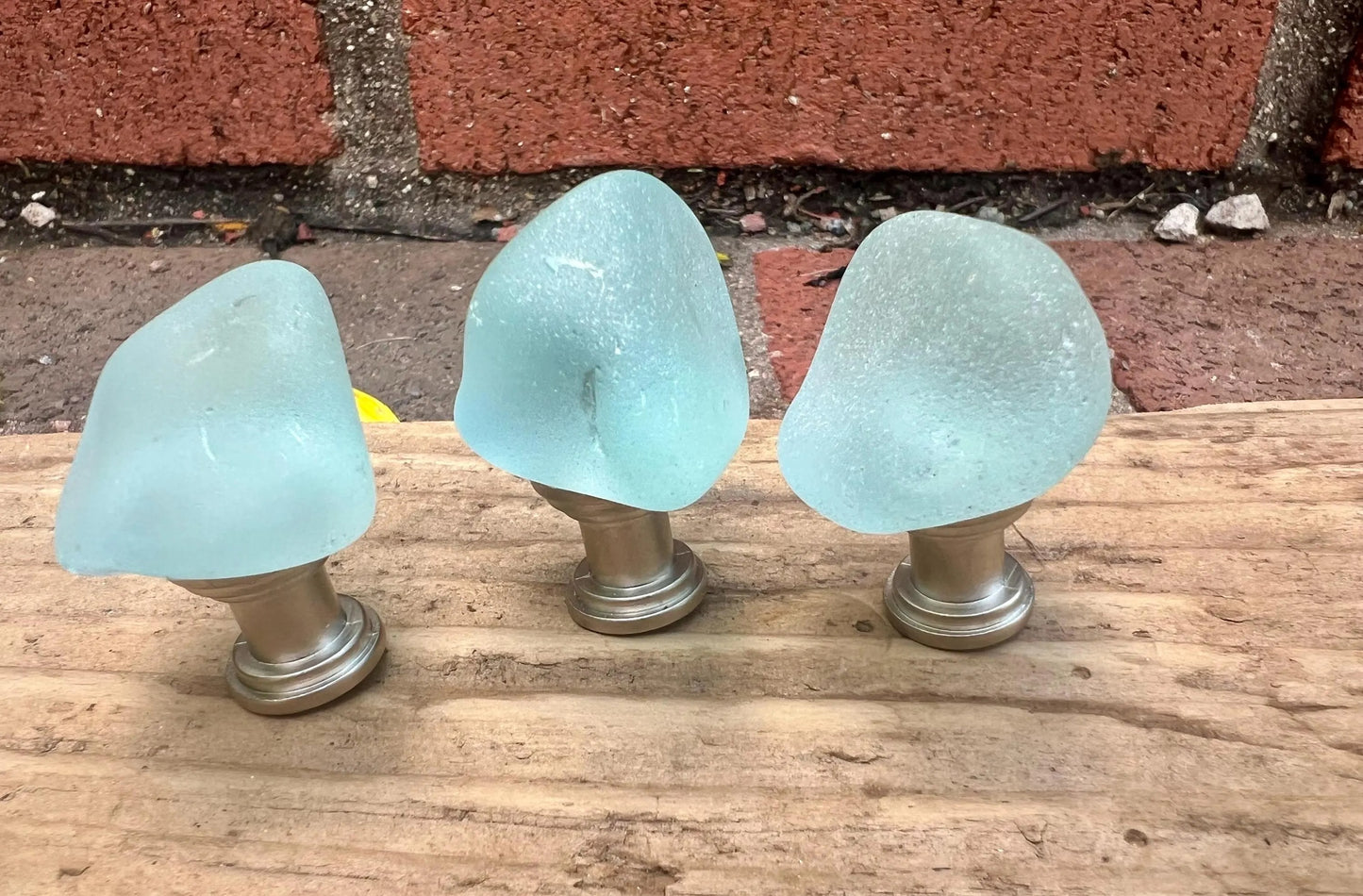 Sea glass Pulls, DIY Home Renovation